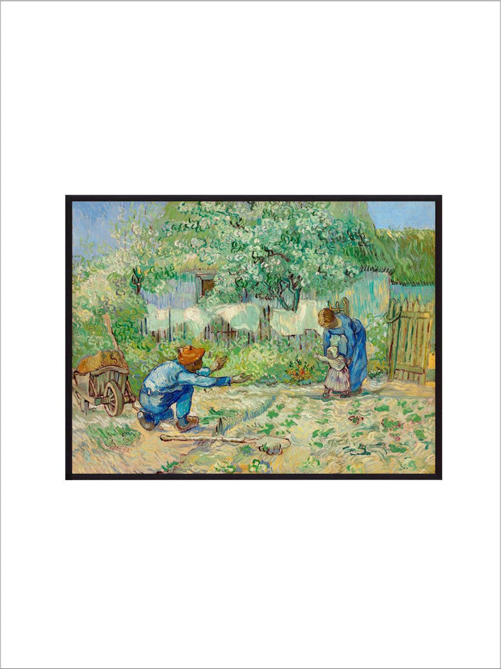 "First Steps, after Millet By Van Gogh Wall Painting''