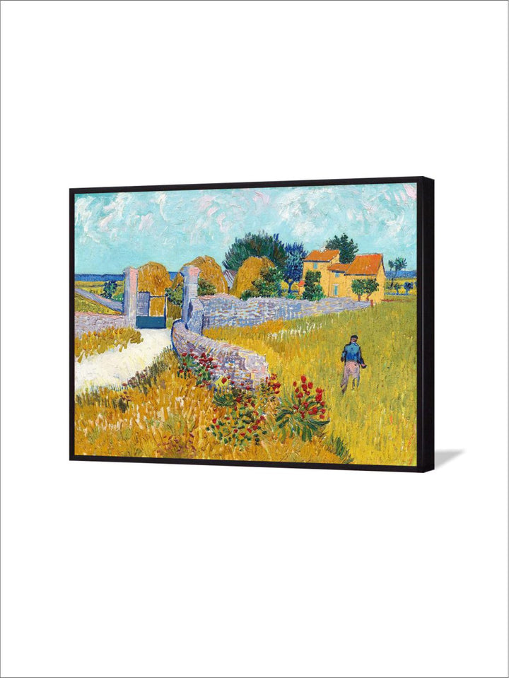 "Farmhouse in Provence By Van Gogh Framed Wall Art''
