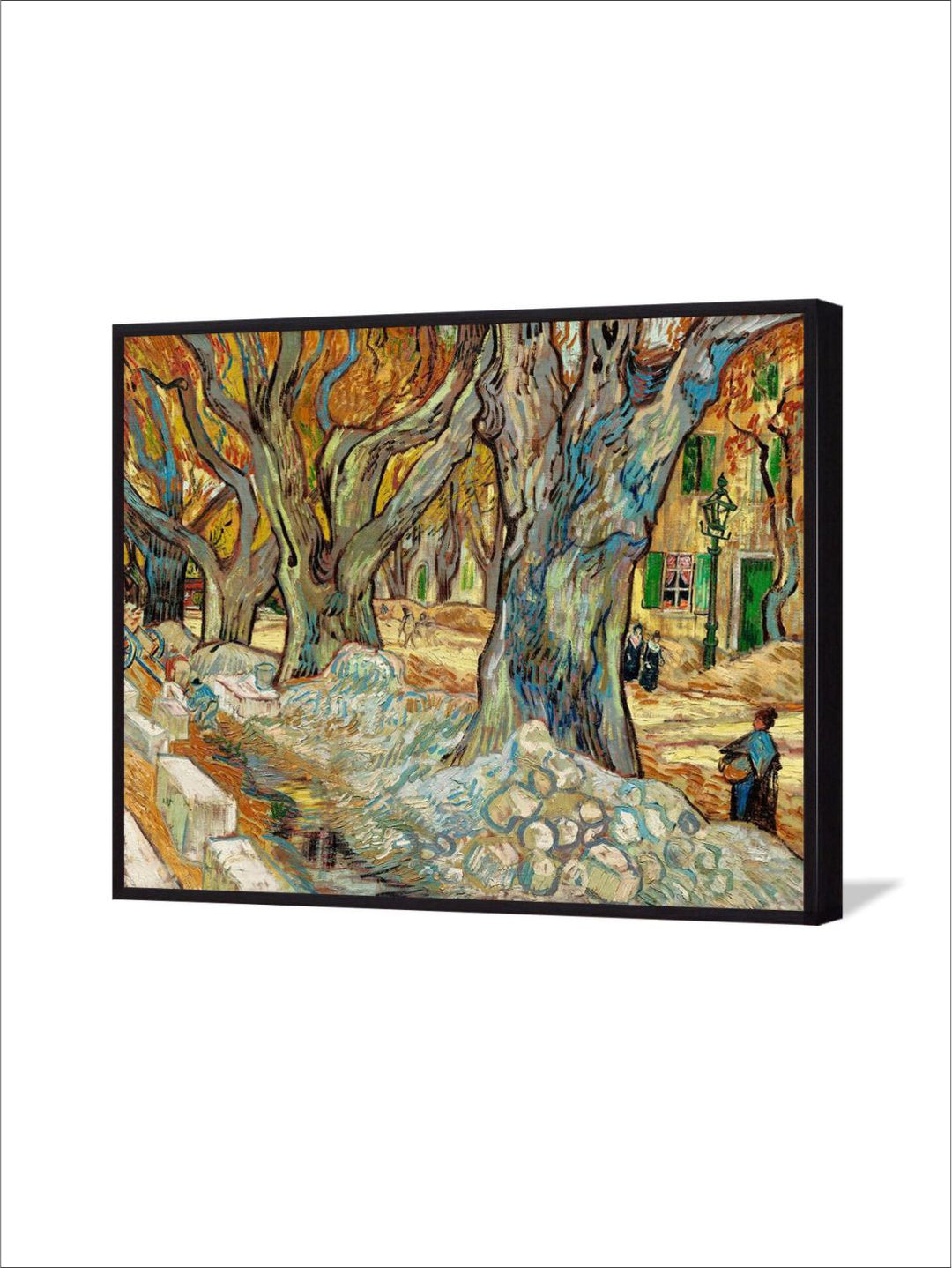 "The Large Plane Trees By Van Gogh Framed Wall Painting''