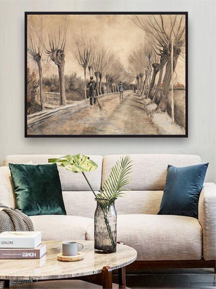 "Road in Etten By Van Gogh Framed Wall Art''