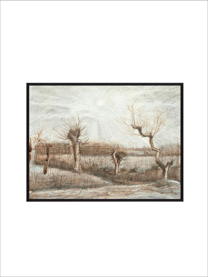 "Tetards (Pollards) By Van Gogh Painting''