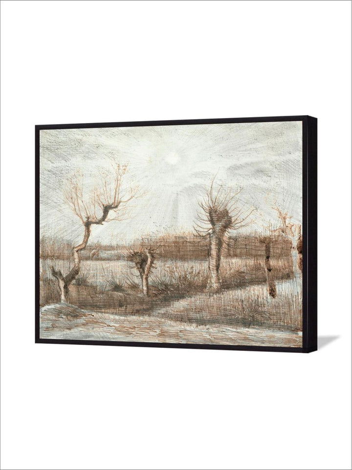 "Tetards (Pollards) By Van Gogh Painting''