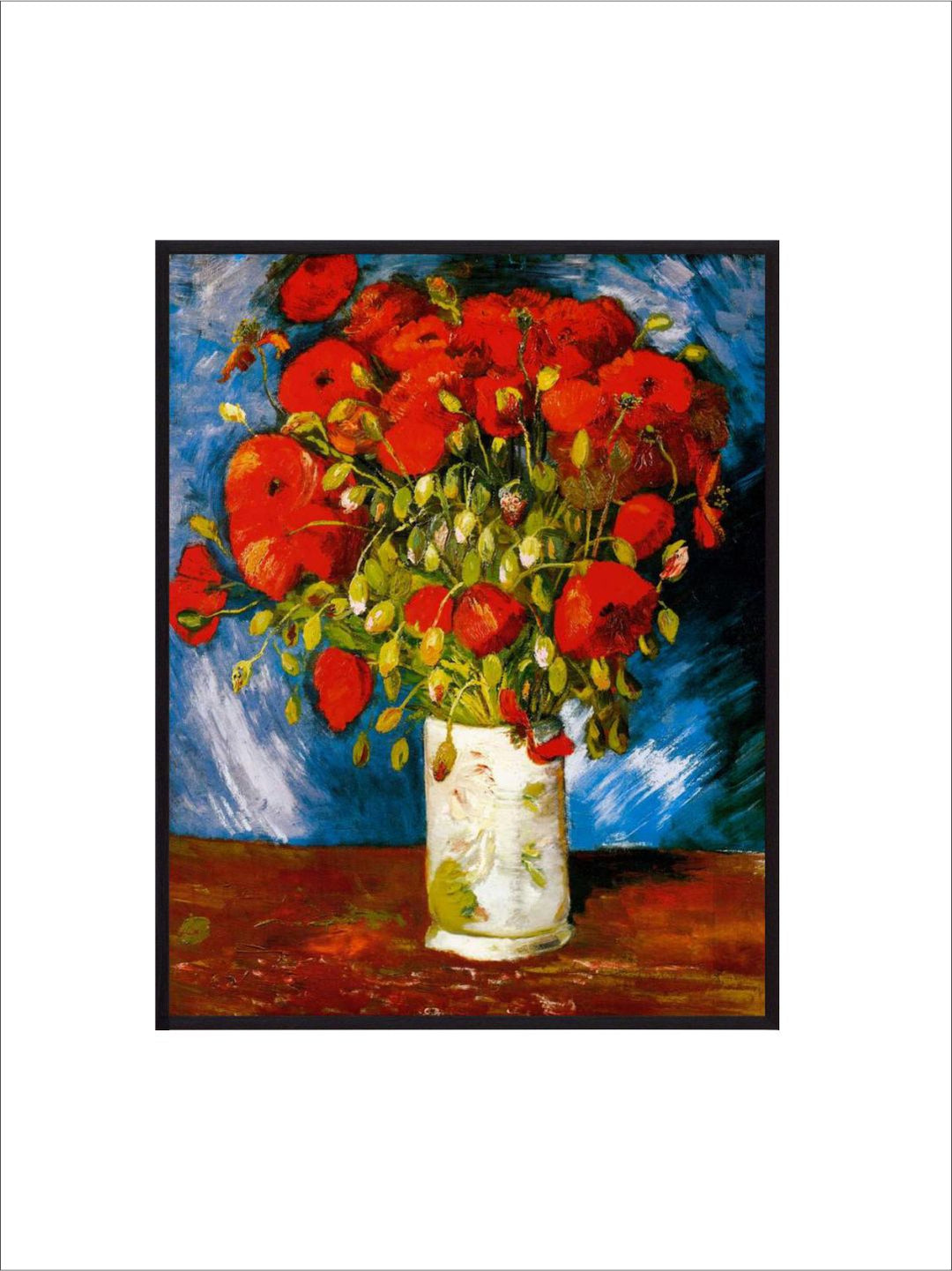 "Floral Abstract Framed Wall Art "
