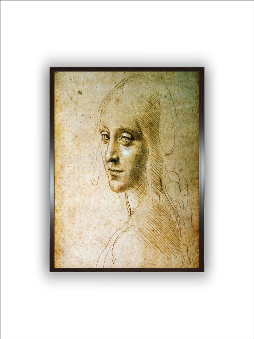 "Beige Angel Detail Canvas Painting Wall Art''