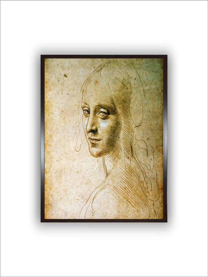 "Beige Angel Detail Canvas Painting Wall Art''