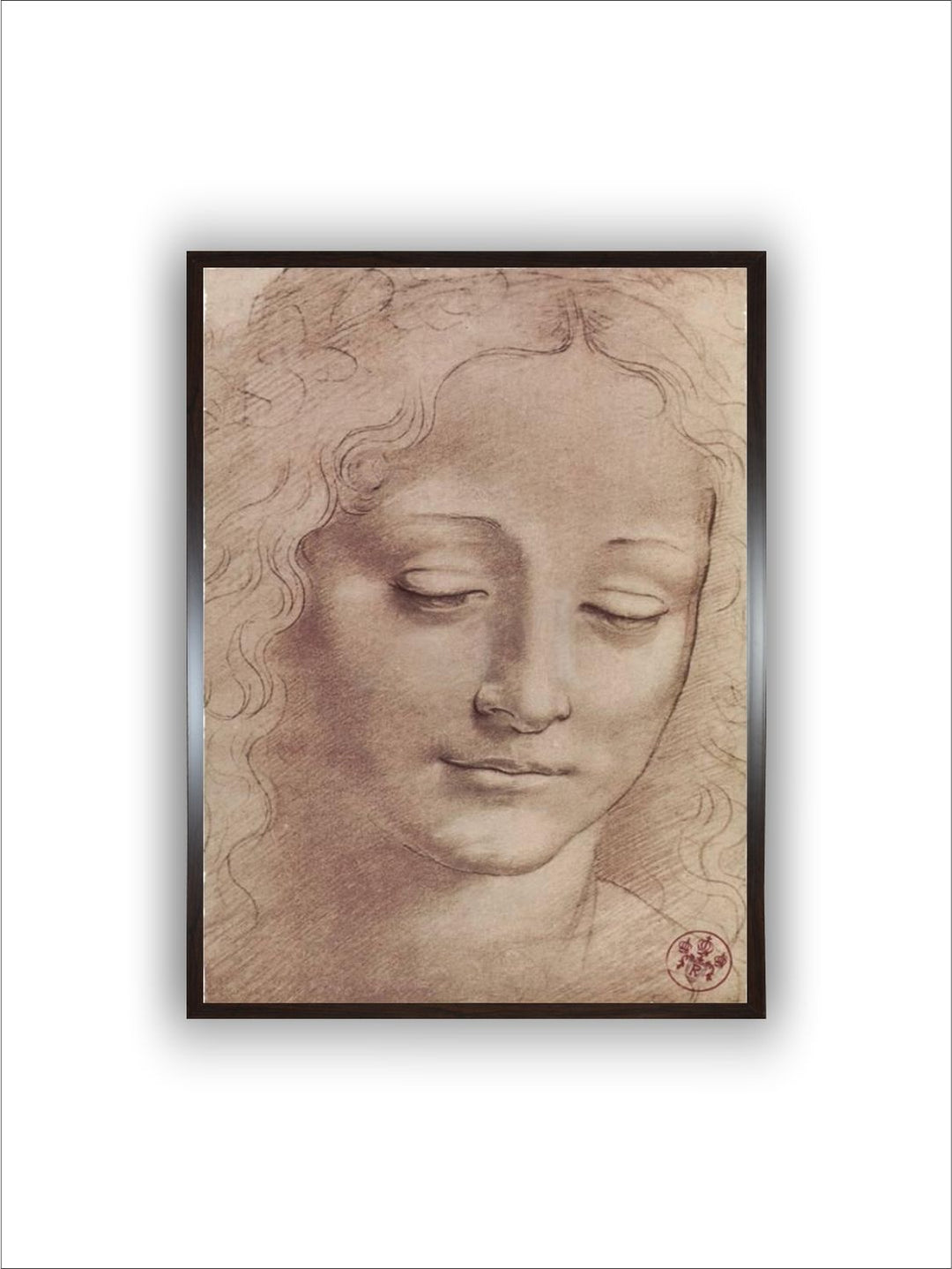 "Beige Testa Di Giovinetta Painting Wall Art''