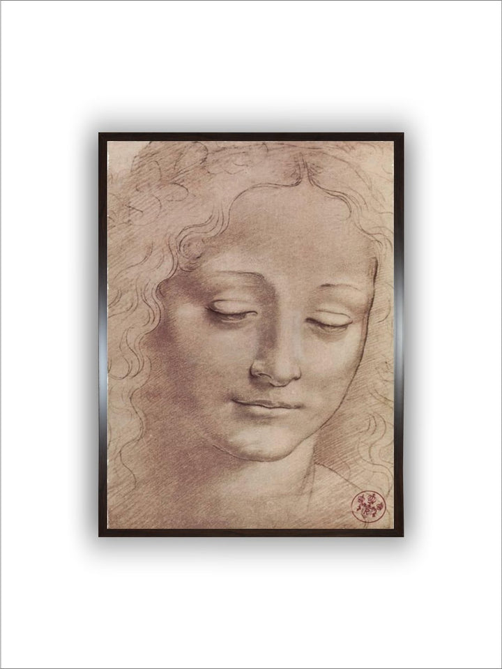 "Beige Testa Di Giovinetta Painting Wall Art''