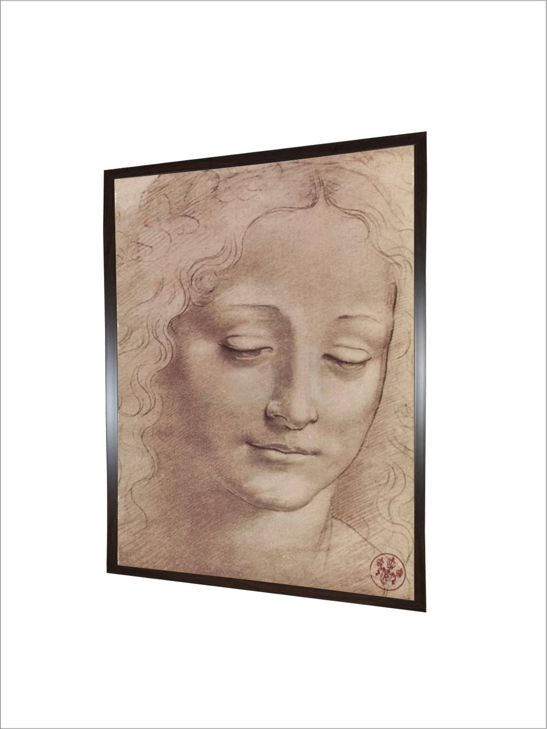 "Beige Testa Di Giovinetta Painting Wall Art''