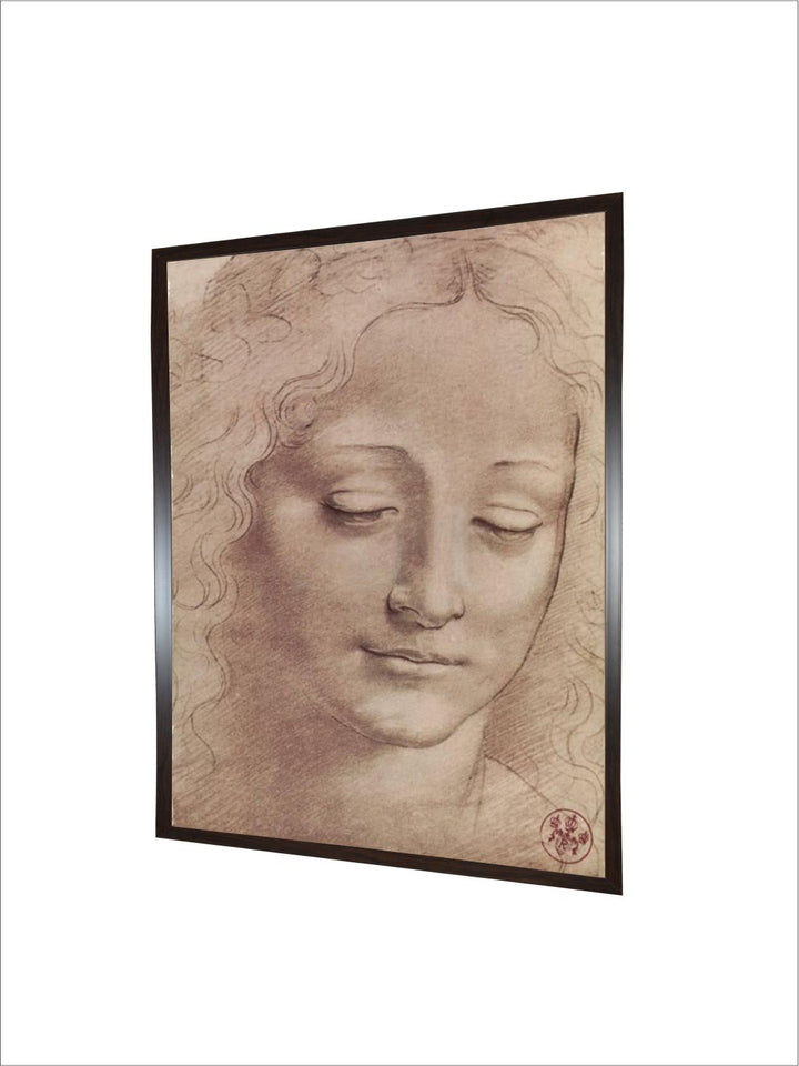 "Beige Testa Di Giovinetta Painting Wall Art''