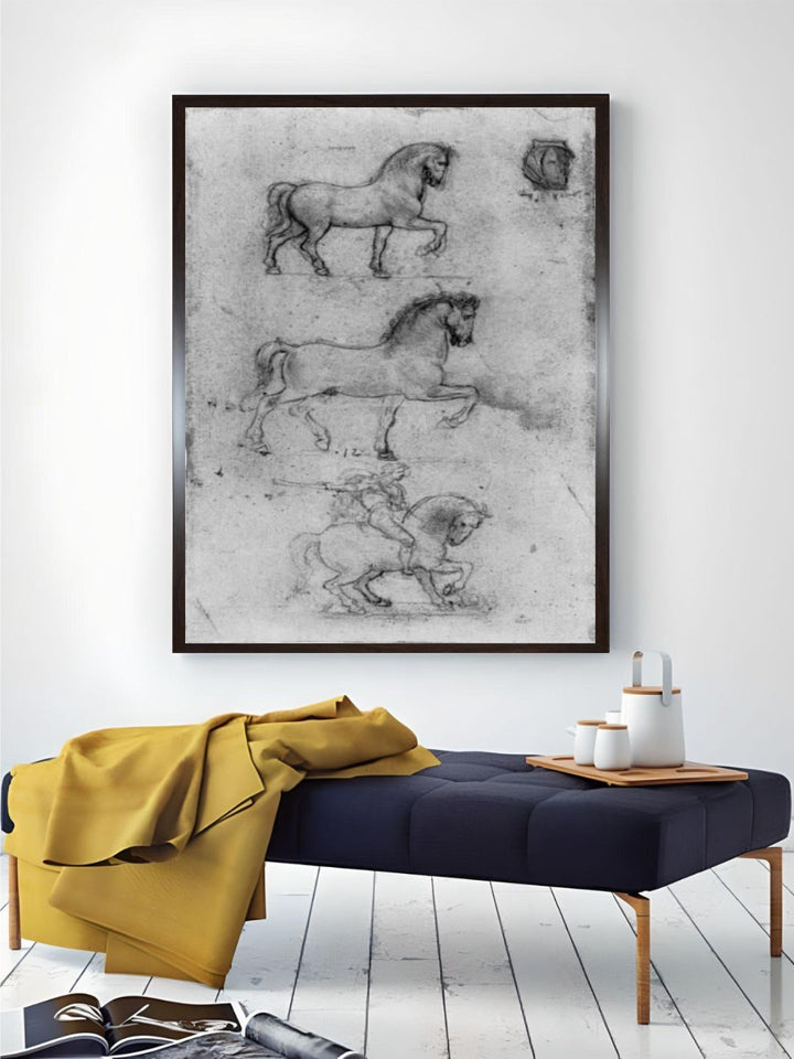 "Grey & Black Monument Painting Wall Art''