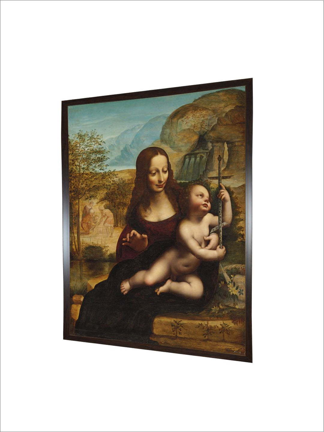 "Brown & Green The Madonna of the YarnWinder Painting Wall Art''