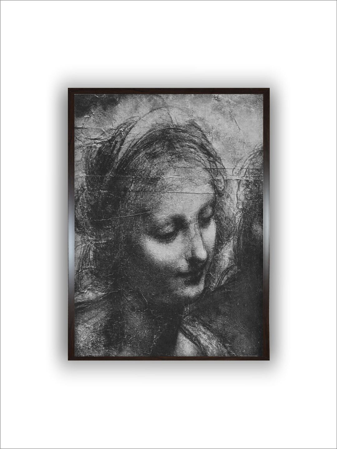 "Black St. Anne And Infant St. John Painting Wall Art''