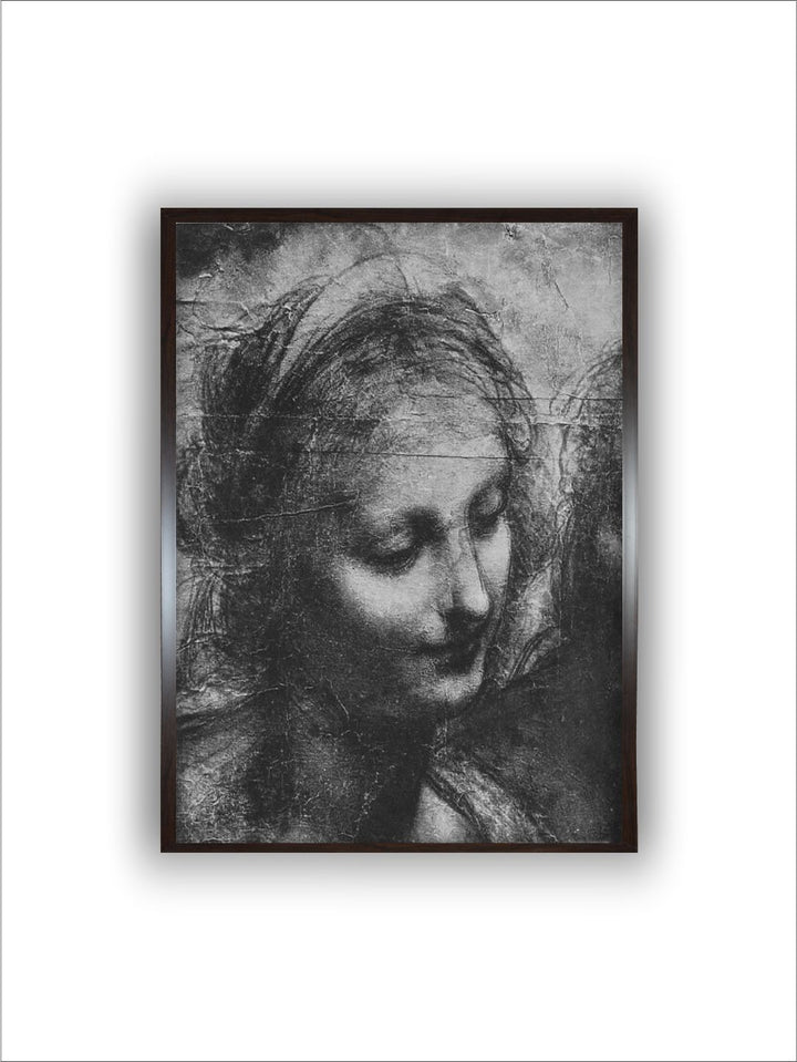 "Black St. Anne And Infant St. John Painting Wall Art''