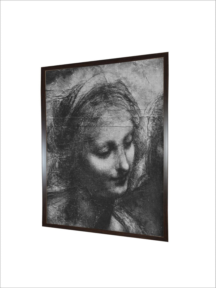 "Black St. Anne And Infant St. John Painting Wall Art''