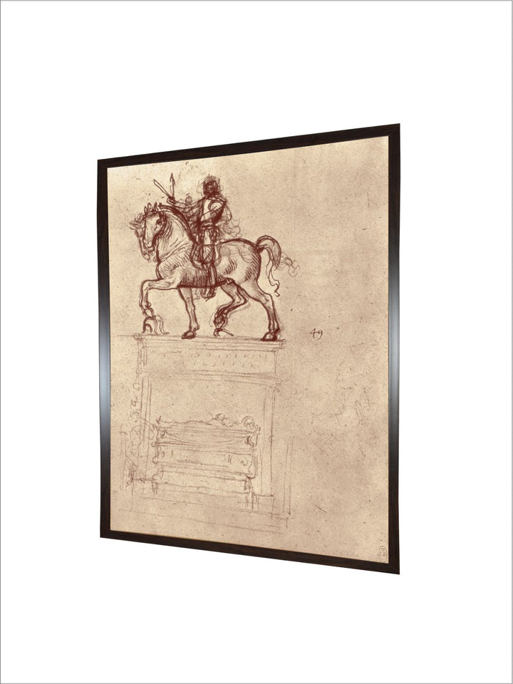 "Brown Trivulzio Monument Painting Wall Art''