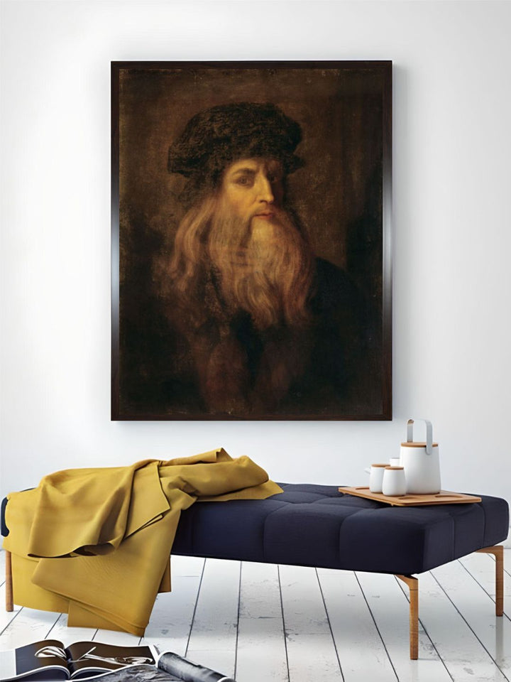 "Presumed Black & Brown Portrait Painting Wall Art''