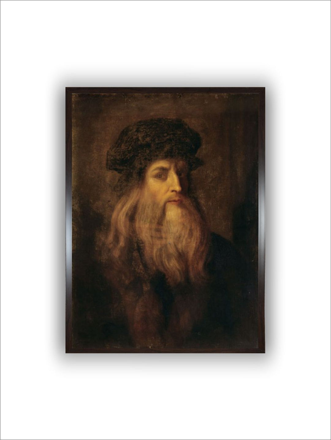 "Presumed Black & Brown Portrait Painting Wall Art''