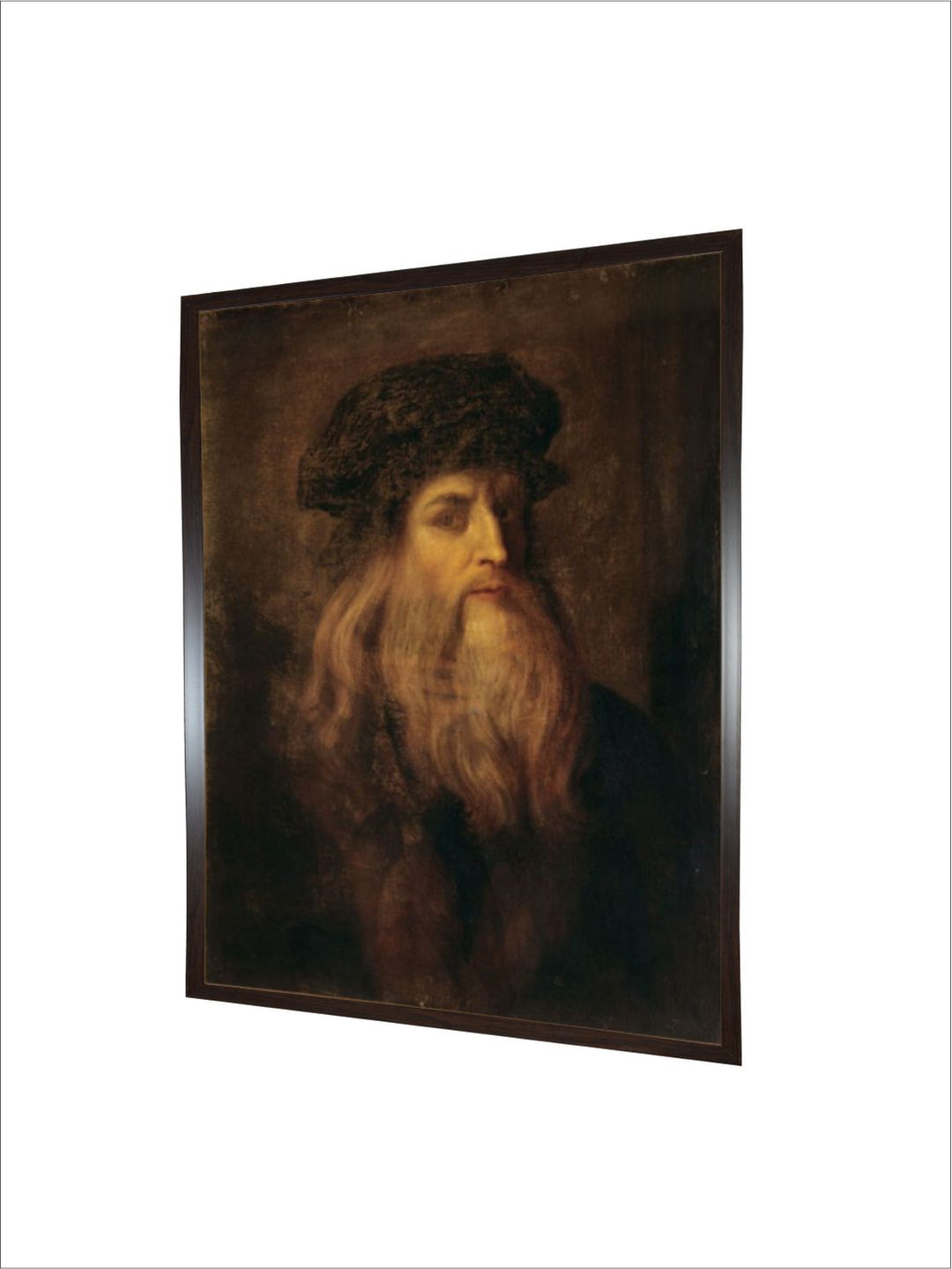 "Presumed Black & Brown Portrait Painting Wall Art''