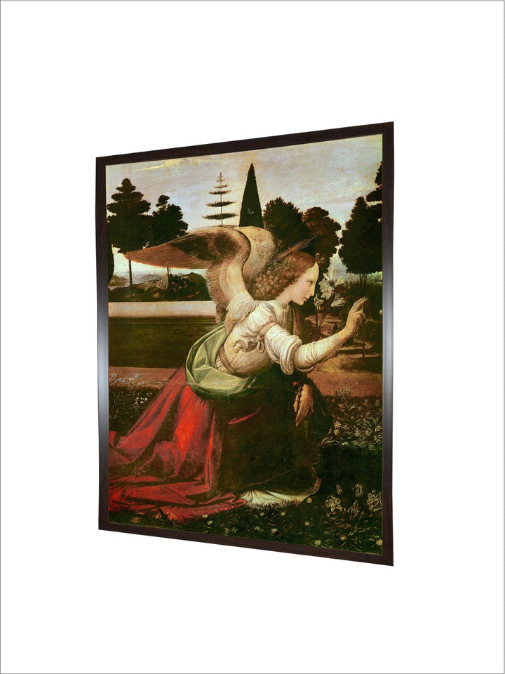 "Green & Red The Annunciation Wall Painting''