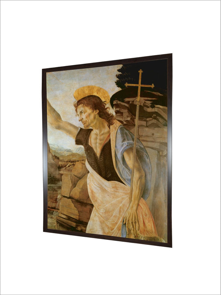 "Beige Wooden Painting Wall Art''