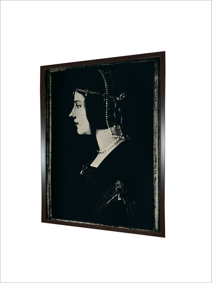"Black Portrait Of Young Princess Canvas Wall Painting''