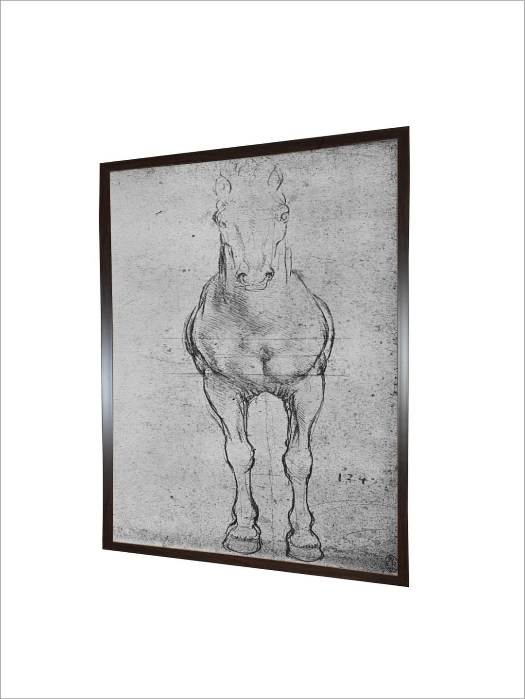 "A Horse Seen From The Front' Painting Wall Art''