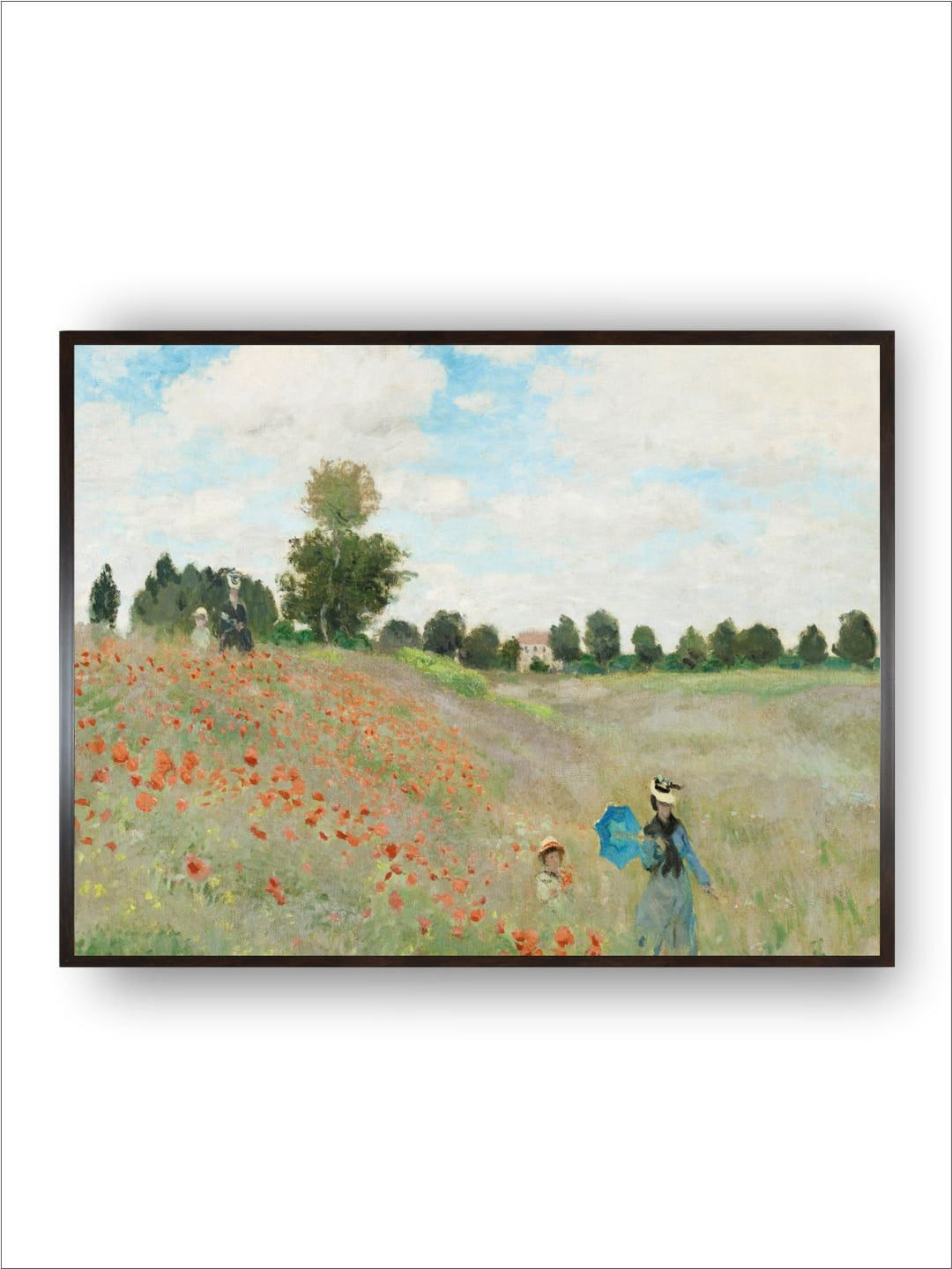 "Beige The Poppy Field Canvas Painting Wall Art''