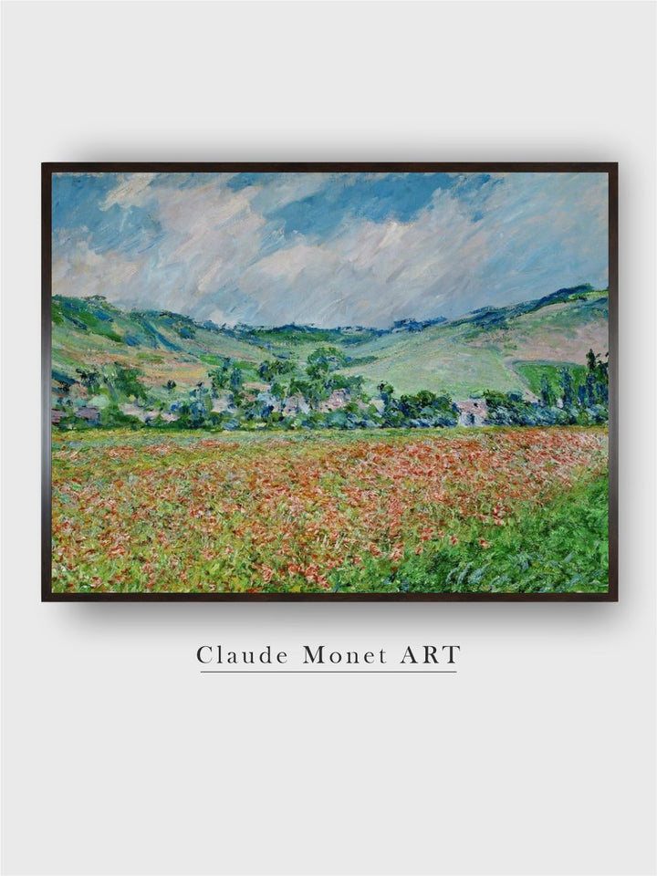 "Green  Beige Floral and Botanical Wooden Framed Wall Art''