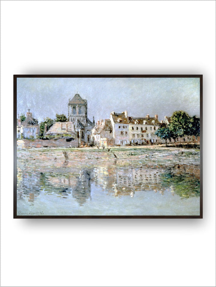 "Blue By The River At Vernon Canvas Wall Art''