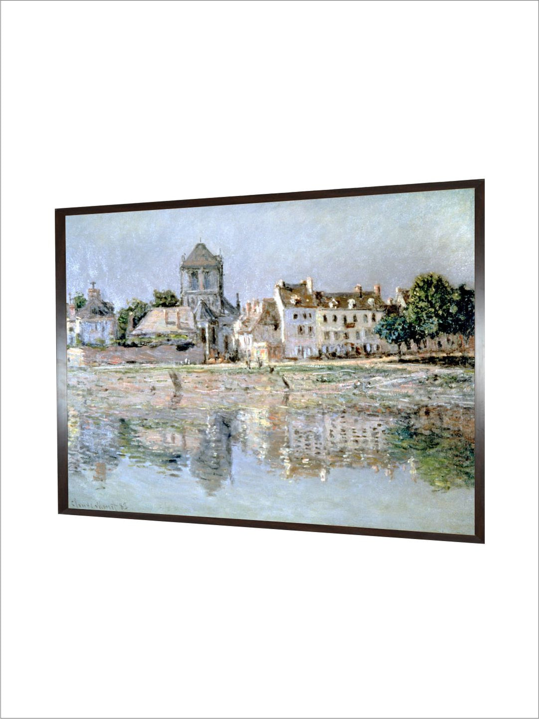 "Blue By The River At Vernon Canvas Wall Art''