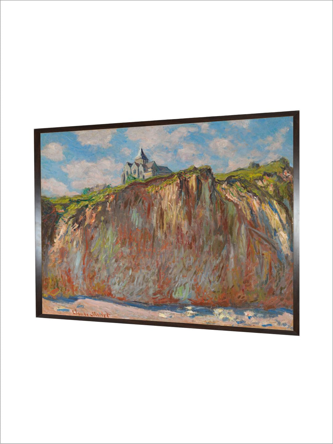 "Brown  Black Wooden Wall Painting''