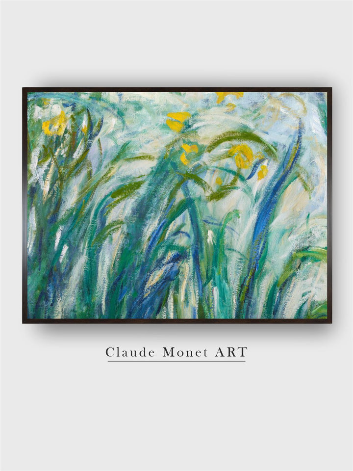 "Blue  Green Painting Wooden Framed Wall Art''