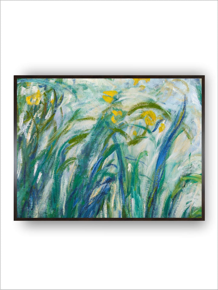 "Blue  Green Painting Wooden Framed Wall Art''