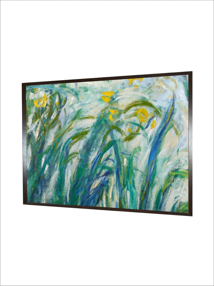 "Blue  Green Painting Wooden Framed Wall Art''