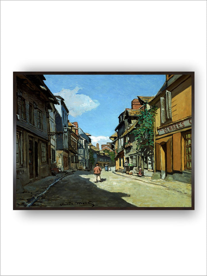 "Blue  Brown Paintings Framed Wall Art''
