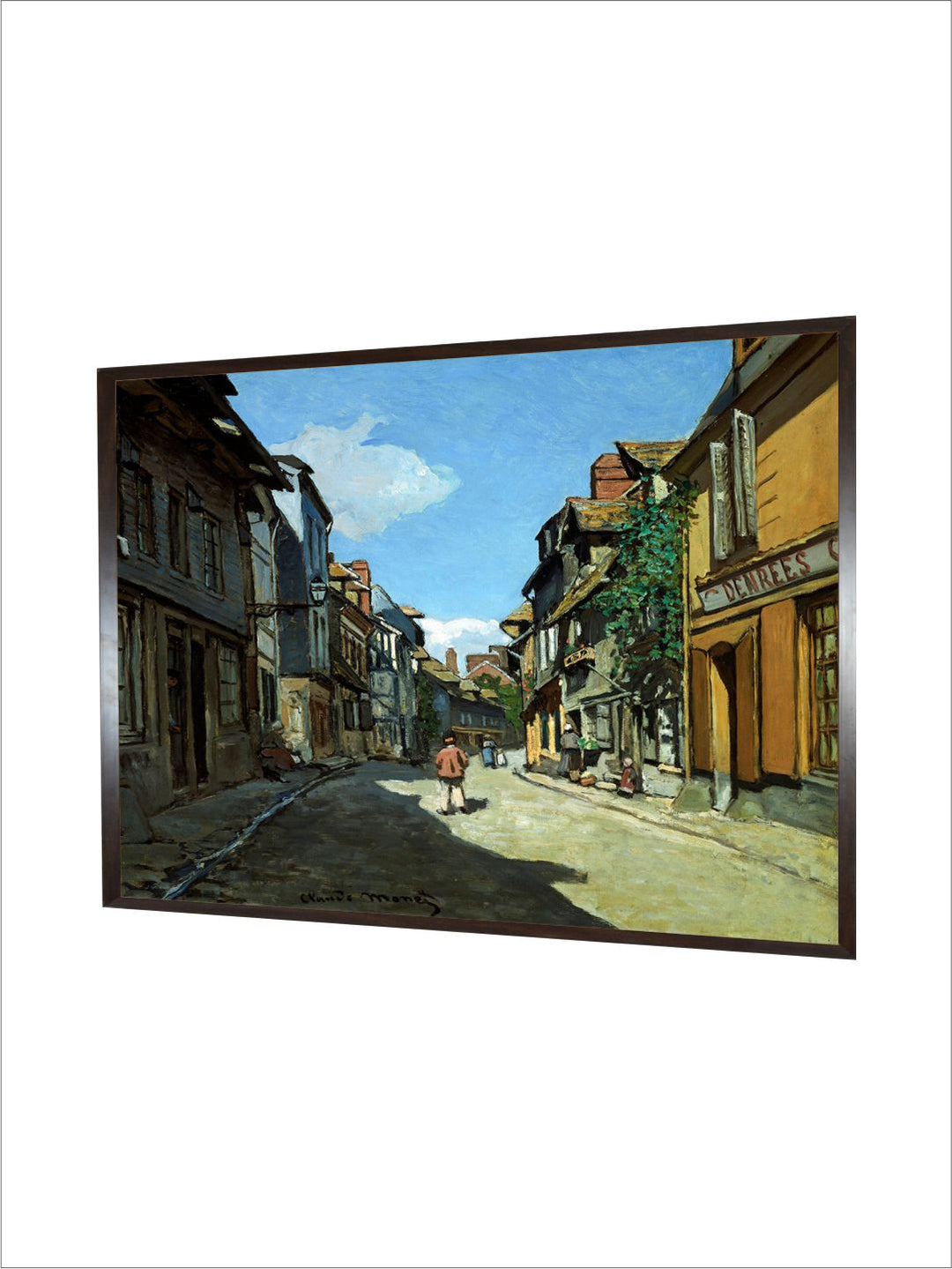 "Blue  Brown Paintings Framed Wall Art''