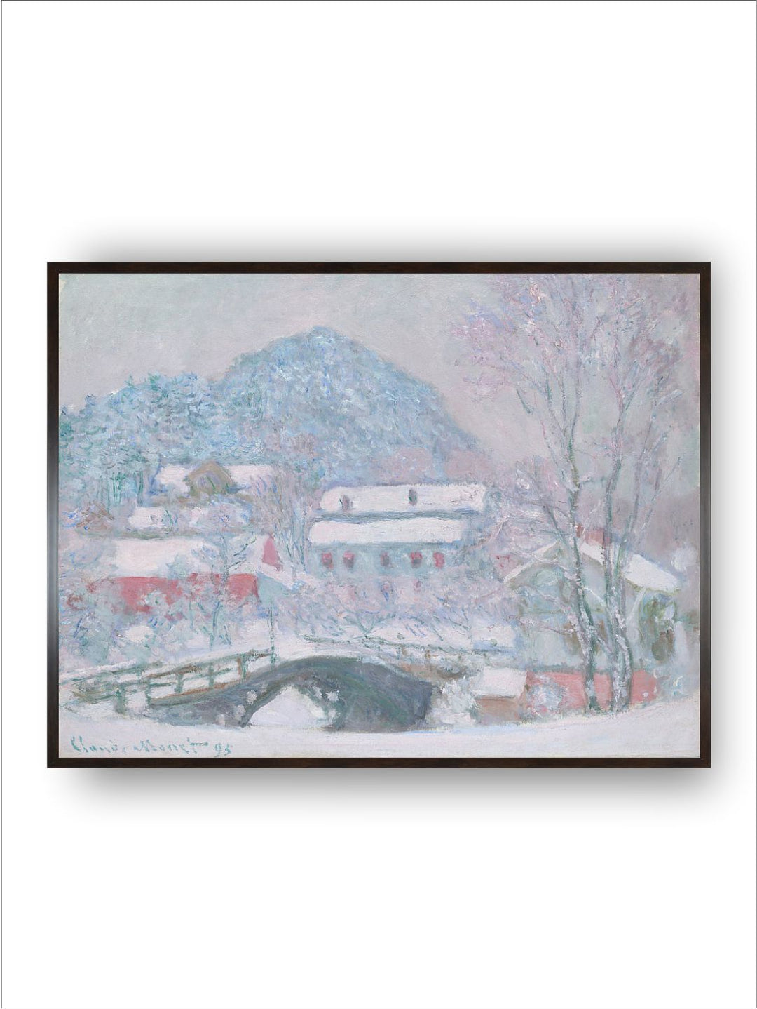 "Pink  Blue Poppy Landscape Multi Wall Art''