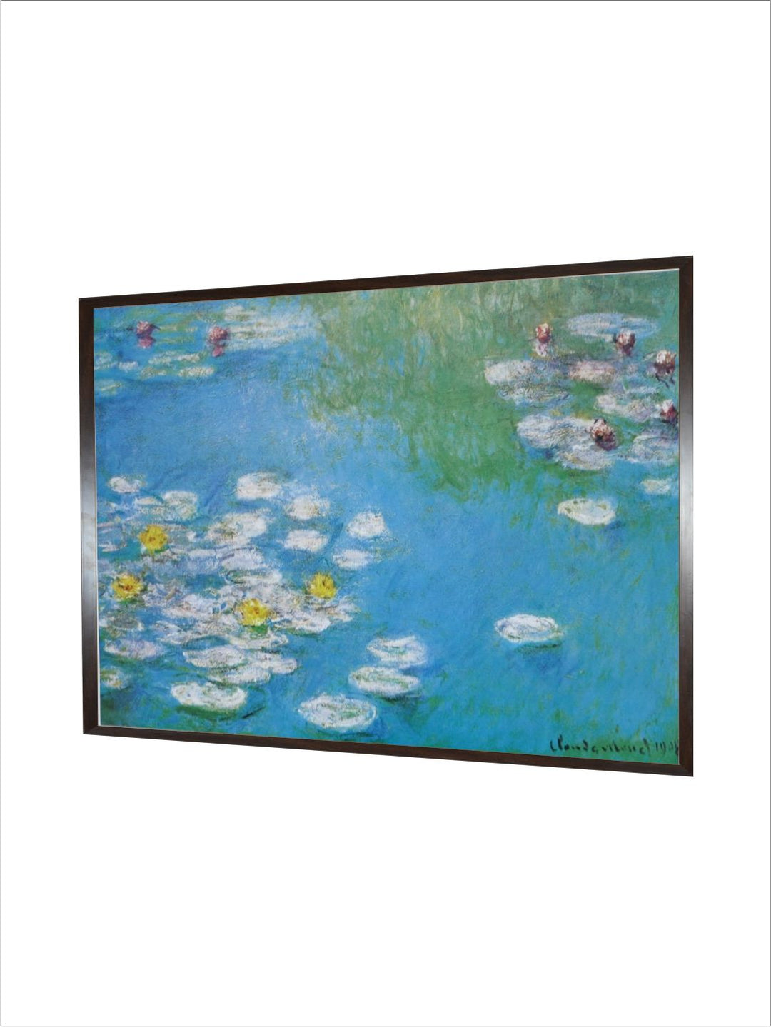 "Blue  Black Amsterdam Painting Framed Wall Art''