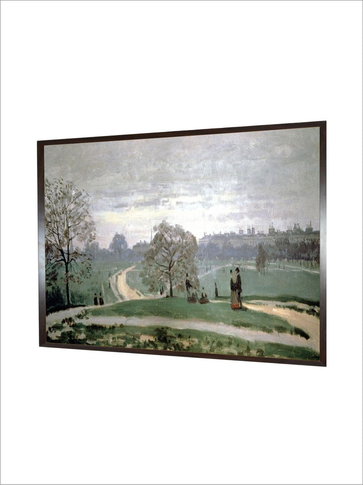 "Green & Grey Rose Garden Painted Framed Wall Art''