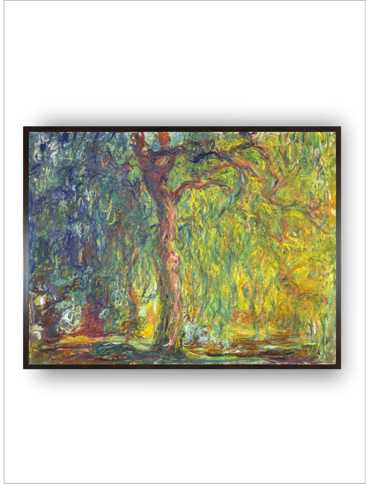 "Green  Blue Abstract Wooden Wall Painting''