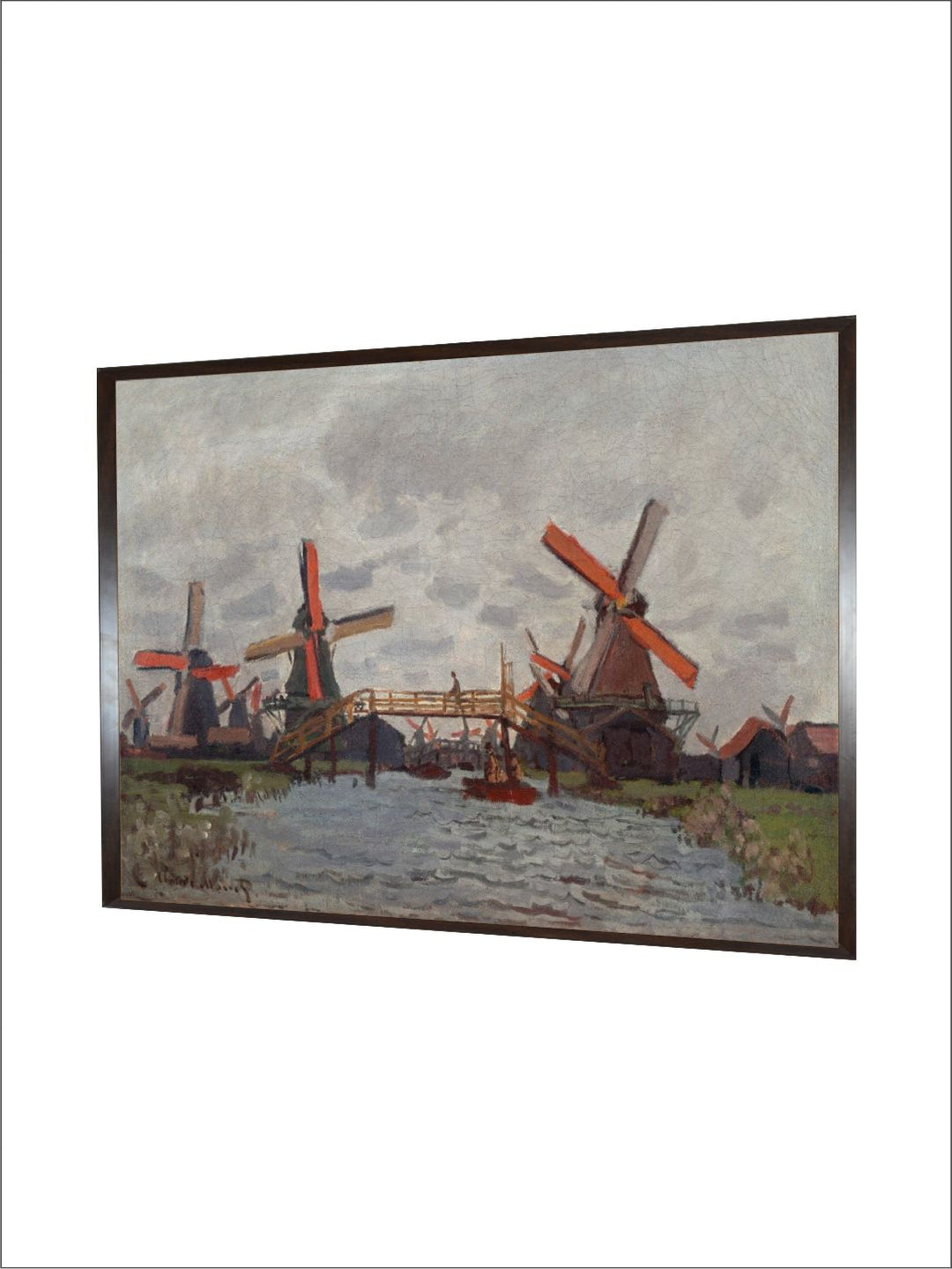 "Brown  Green Painting Framed Wall Art''