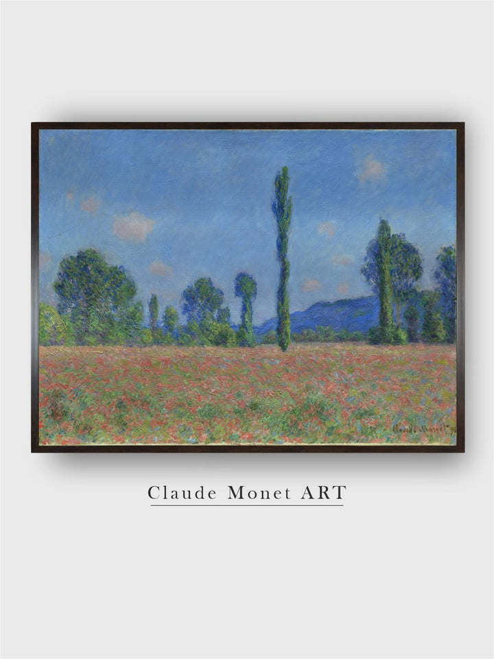 "Blue  Black Floral and Botanical Wooden Painting Framed Wall Art''