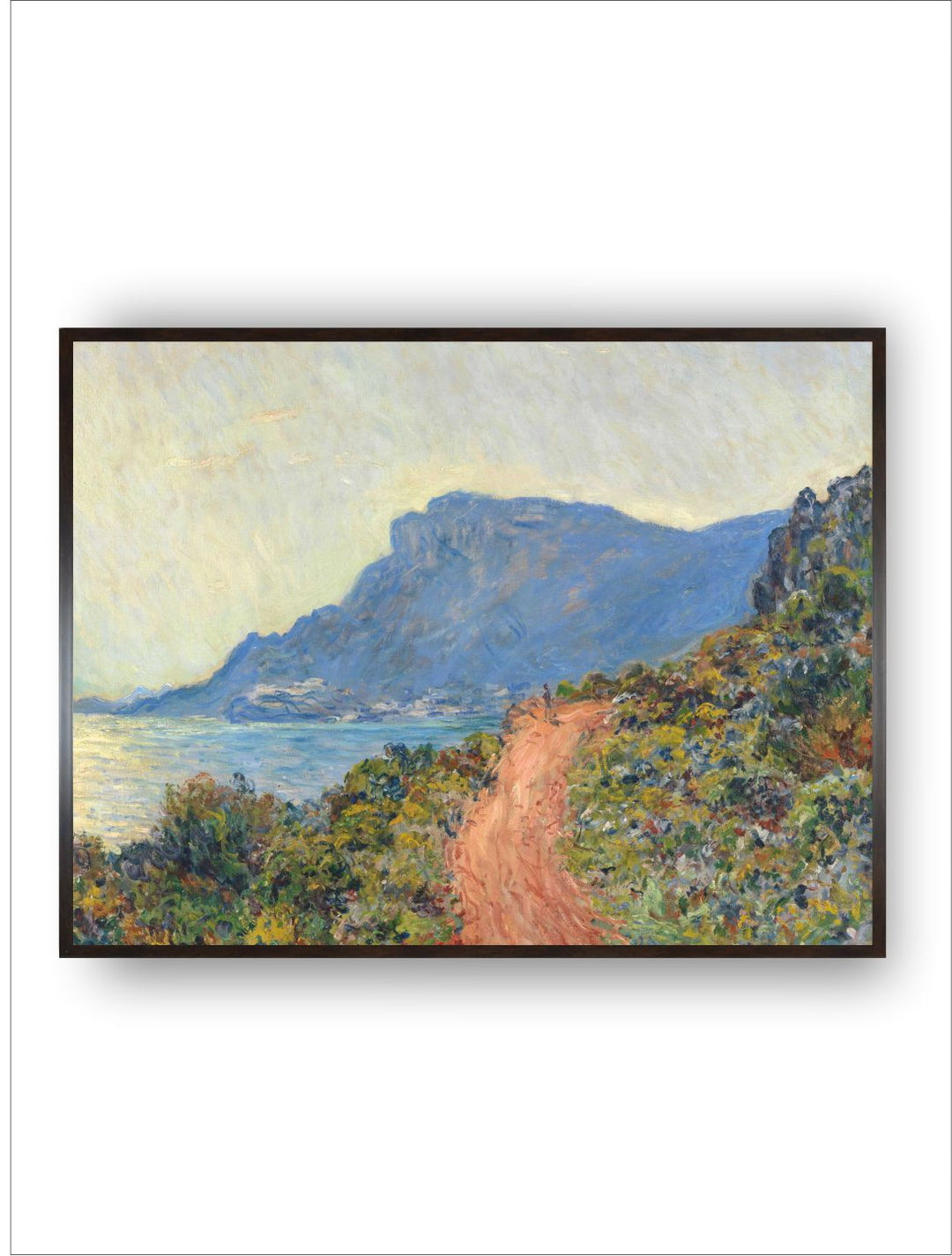 "Green  Blue Painting Wooden Framed Wall Art''