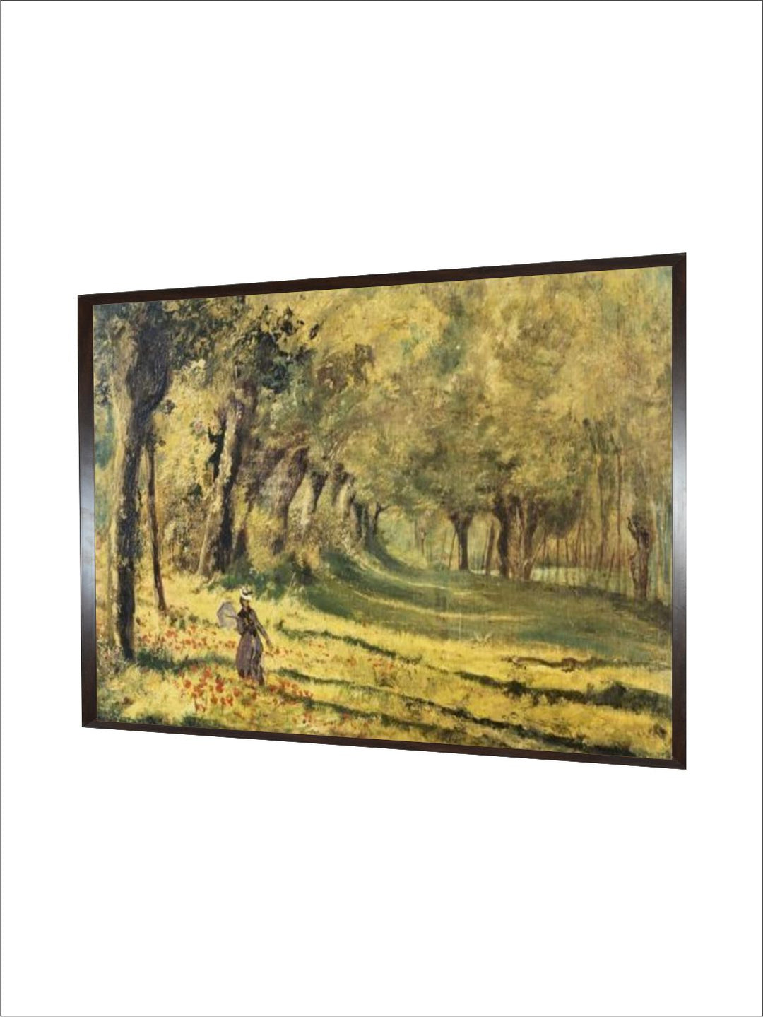 "Yellow  Black Forest Painting Wall Art''