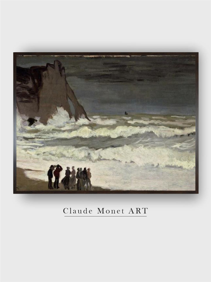 "White  Black Painting Framed Wall Art''