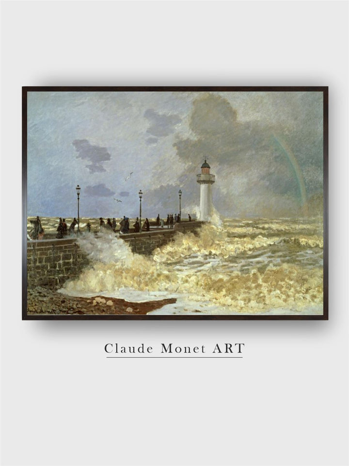 "Beige  Black Painting Framed Wooden Wall Art''