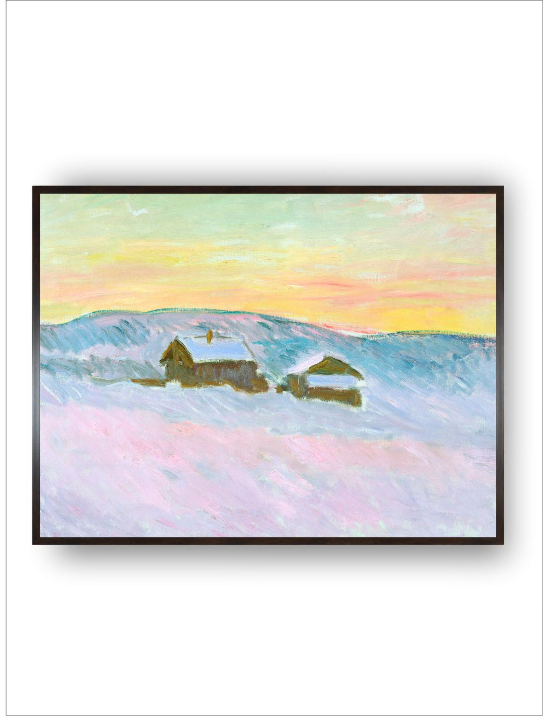 "Blue  Black Painting Framed Wall Art''