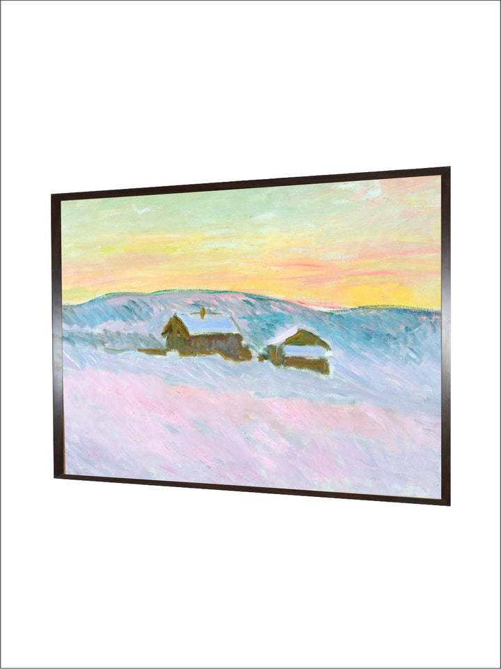 "Blue  Black Painting Framed Wall Art''