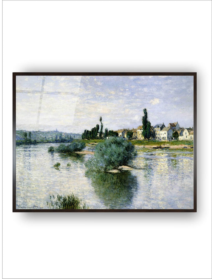 "Green  Blue The Seine At Lavacourt Painting Framed Wall Art''