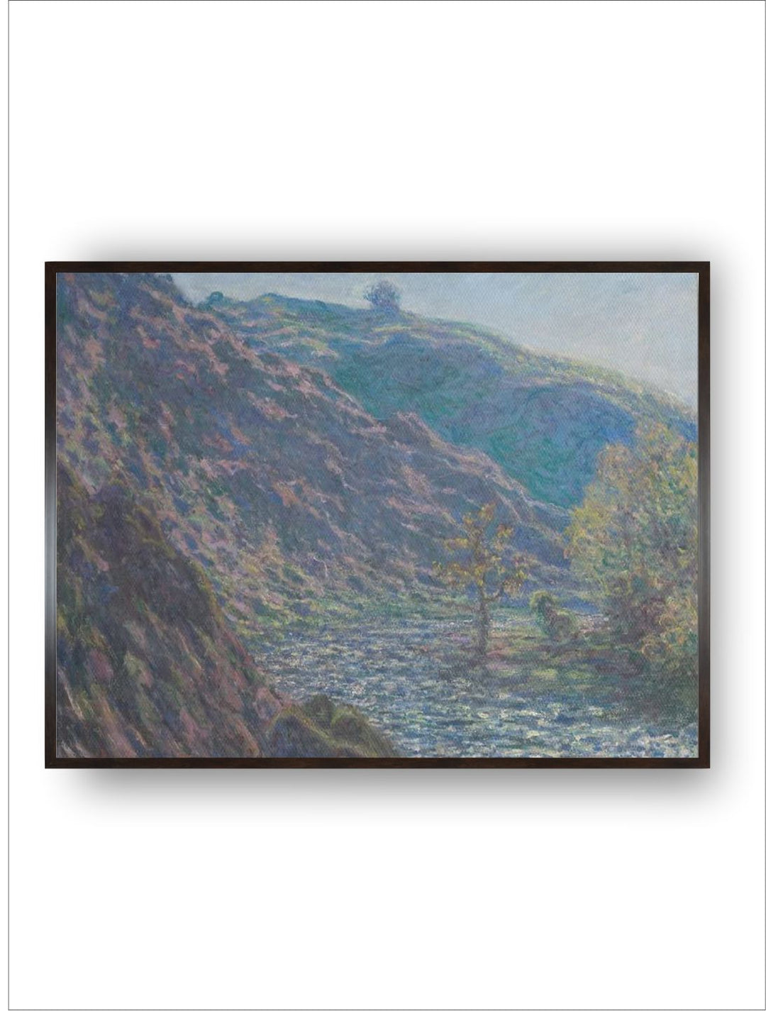 "Blue  Black Painting Framed Wall Art''